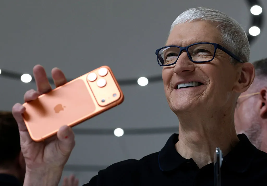 As Tim Cook steps down, Apple hit record sales, but a chip shortage looms