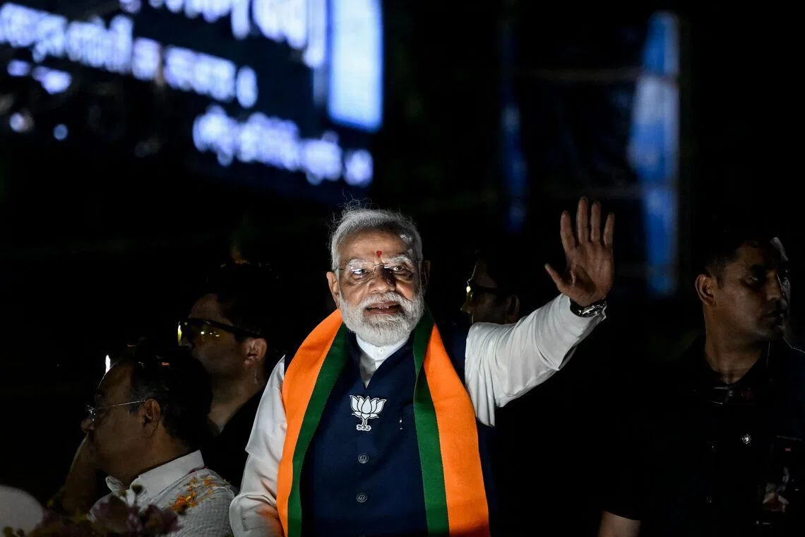 BJP Leads Exit Polls as India State Counts Begin
