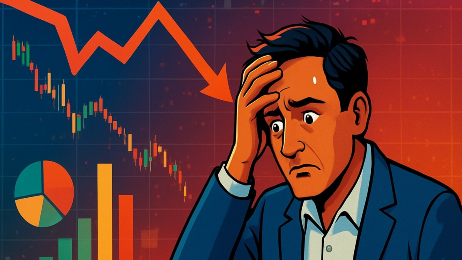 Sensex crashes 1,100 points, investors lose ₹6 lakh crore; what drove the stock market down today?