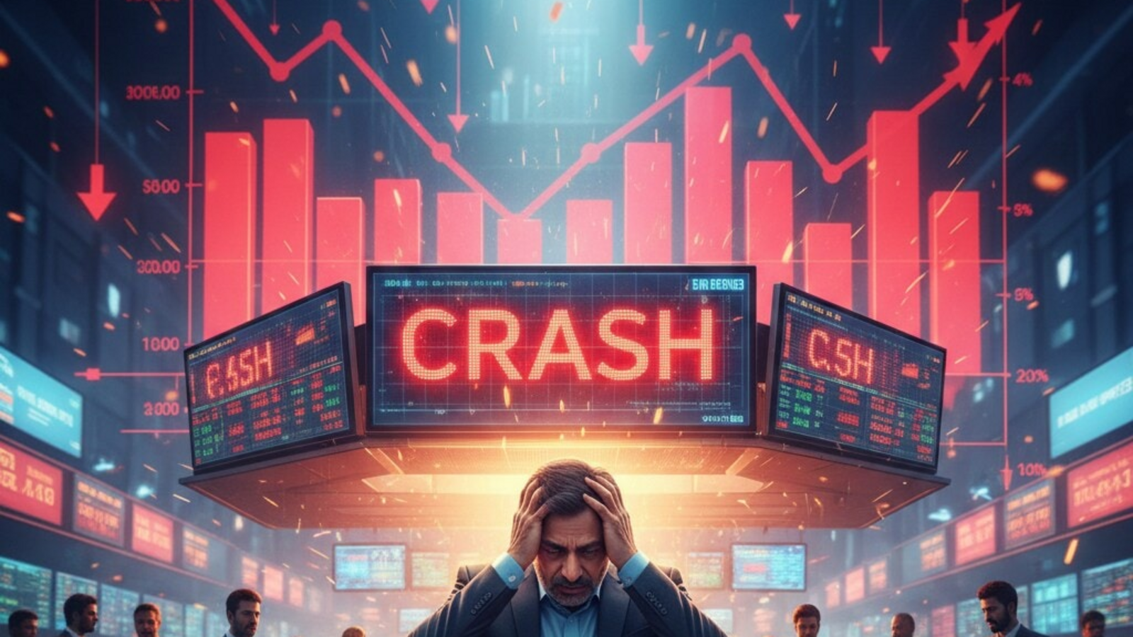 Sensex crashes almost 900 points, investors lose ₹6 lakh crore in a day: What drove the stock market down?