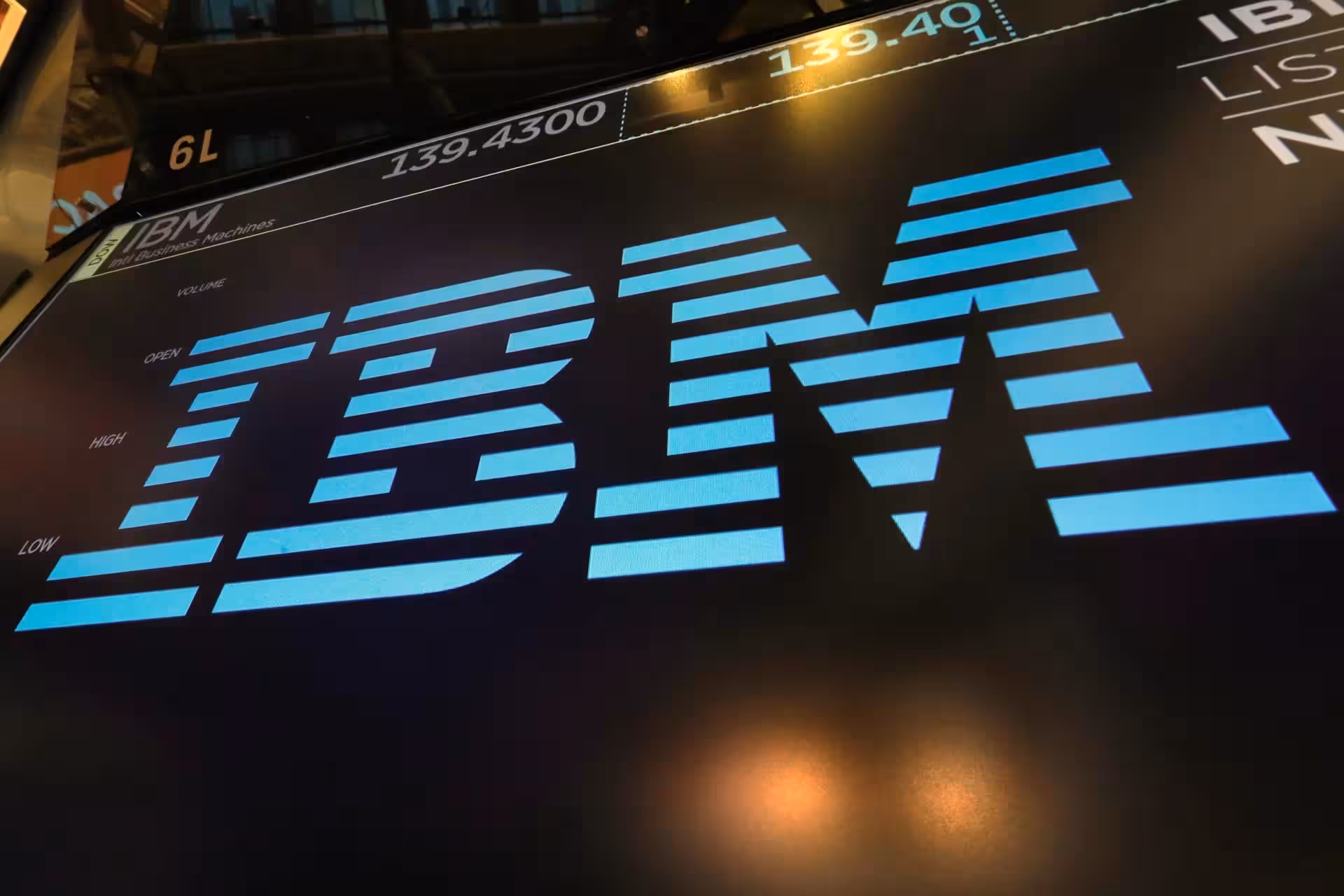 IBM's stock tumbles 23% as preliminary quarterly results fall below expectations
