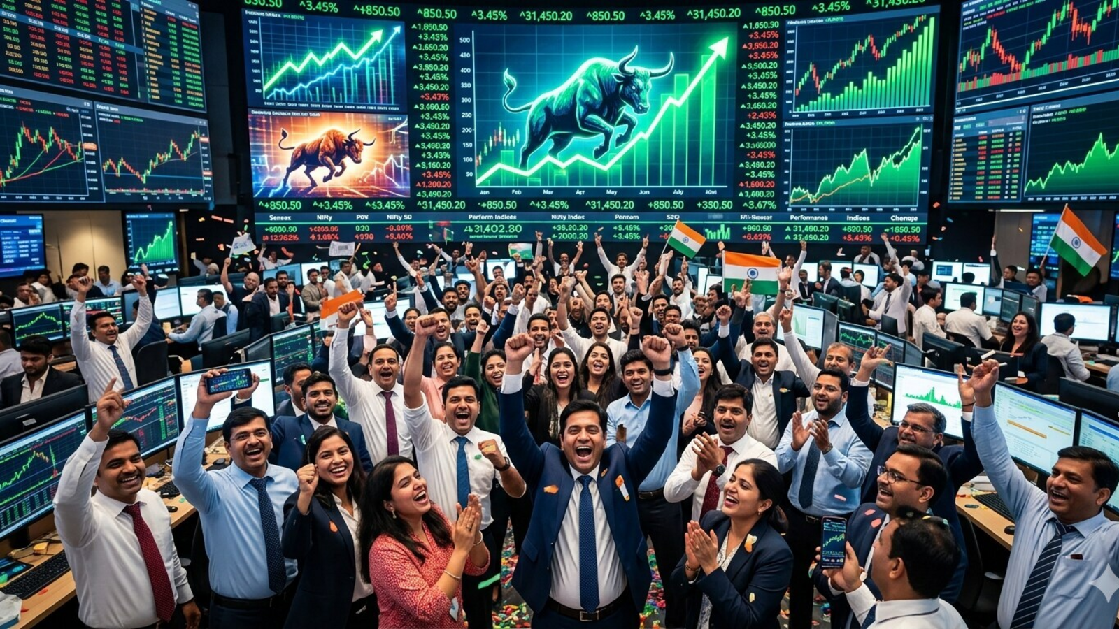 Sensex jumps 600 points, investors earn ₹4 lakh crore. Why is stock market rising despite escalating US-Iran tensions?
